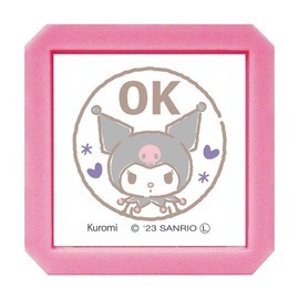 Kodomonokao 2411-013 Stamp Sanrio Characters Penetrating Stamp SQ Chromi/OK