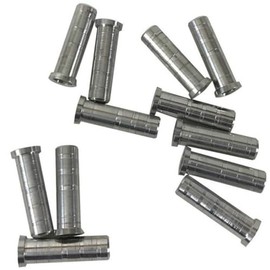 Flying Arrow Archery 13 Grain Arrow Insert for .244 ID Arrows | 244 Arrow Inserts | Upgrade Your Archery Experience | 12 Pack (Aluminum, 12)