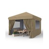 Garvee 10x10 Pop Up Canopy Tent Outdoor Canopy One-Person Set