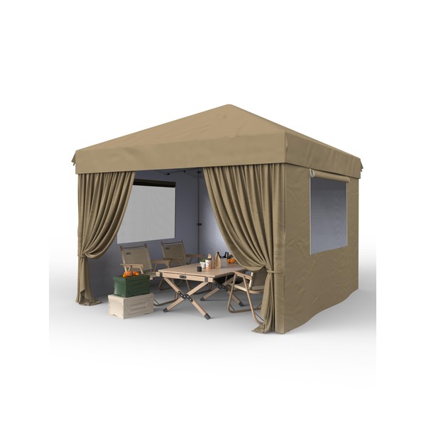 Garvee 10x10 Pop Up Canopy Tent Outdoor Canopy One-Person Set