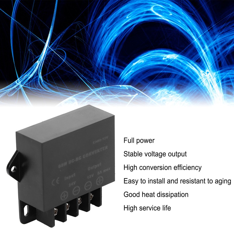 Car Electric Converter 5A 24V to 12V DC to DC