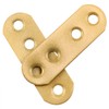 Dsjnf Iron Splicing Plate Connector Flat Straight Bracket with Hole