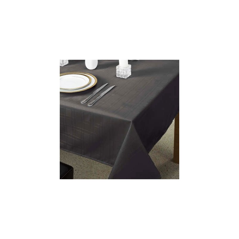 Emma Barclay Chequers - Jacquard Table Cloth in Black -