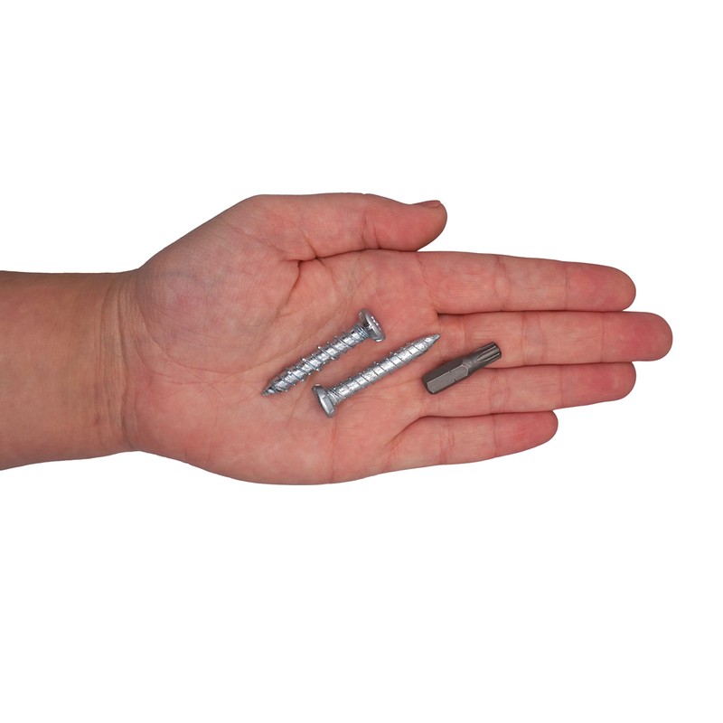 SKIR'CO (Pack of 20) Zinc Plated 7.5 x 42mm Concrete