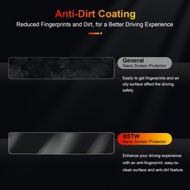 BSTW for 2025 Kia K4 Screen Protector for 2025 K4 LX/LXS/EX/GT-Line/GT-Line Turbo Dual 12.3-Inch Display 2025 K4 Compact Sedan Accessories Bubble Free Soft Nano Protective Film 2PCS (K4 12.3-In Nano)