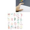 100PCS Set Marking Document Organizing Clip Multiple Cute Shapes Metal