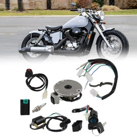 waltyotur Wiring Harness CDI Ignition Coil Magneto Stator Replacement for 140cc 125cc 110cc 70cc 50cc 49cc 4 stroke Dirt Bikes