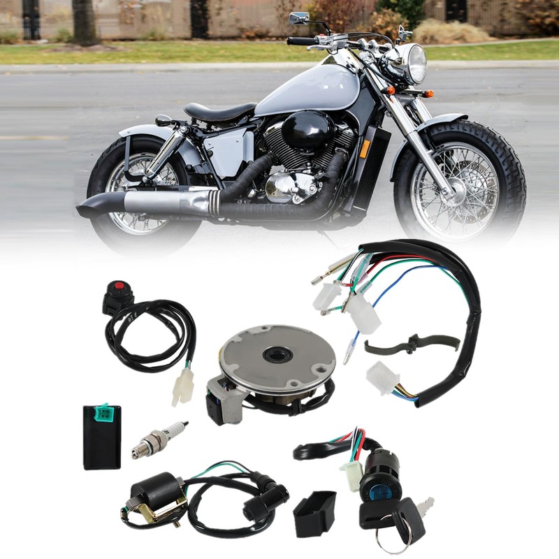 waltyotur Wiring Harness CDI Ignition Coil Magneto Stator Replacement for