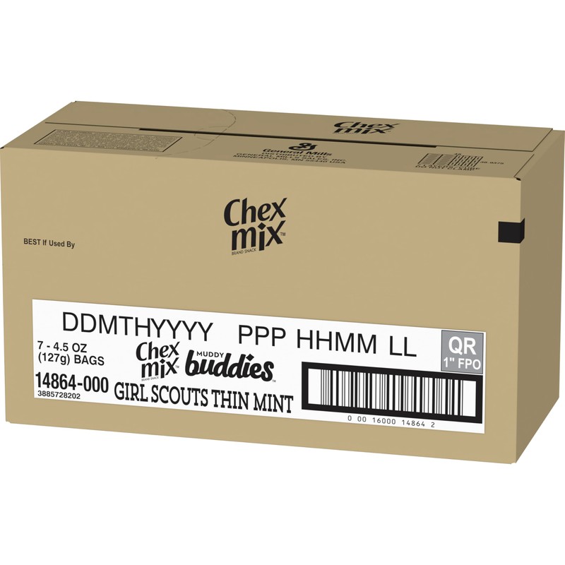 Chex Mix Muddy Buddies, Mint Chocolate, 4.5 Oz (Pack of