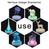 LARDUX Pack of 4 LED Lights Base with Remote -