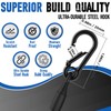 MILYARD 2-Pack 12 Inch Length Wire Rope with Loop Ends