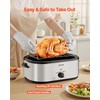 VEVOR Roaster Oven, 24QT Electric Turkey Roaster Oven, 150-450℉ Adjustable