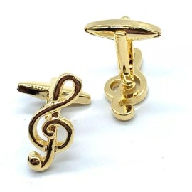gentleman Cufflinks Music Notes Musician Special Occasion Dress Shirts free gift box #10