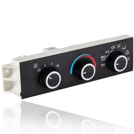599-217 Heater A/C Control Switch Climate Control Module Fit for 1996-2020 Chevy Express 1500 2500 3500 Chevy C4500 C5500 C6500 GMC Savana Safari Topkick Replaces OE# 599-217 15073274 15130959
