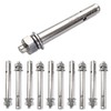 JENSWILL 10 Pack M8x80mm Expansion Bolts Anchor Bolt 304 Stainless