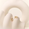 [Exclusive] Gold & Deer 14K Goldfield Whale Tail One-Touch Ring