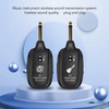 Wireless Guitar System 20Hz to 20KHz UHF Rechargeable Guitar Transmitter