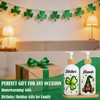 2Pcs St. Patrick's Day Soap Dispenser Lucky Shamrock Clover Gnome