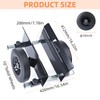 Heavy Duty Panel Dolly 1100LBS Capacity Door Cart with 10"