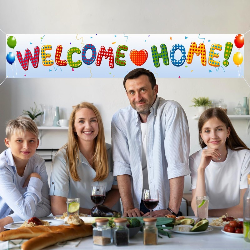 Labakita Welcome Home Banner, Decorations for Hospital/Military/Navy/Marine Corps/Marine Boot-camp/Army/National Guard/Air