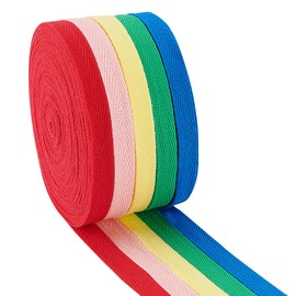 PH PandaHall 45 Yards/ 41m 5 Colors Drawstring Replacement Flat Drawstring Cord Rope, 10mm/ 0.39inch Soft Drawstring Cord Twill Sweatpants Drawstring for Hoodie Pants Sweater Garment Accessories