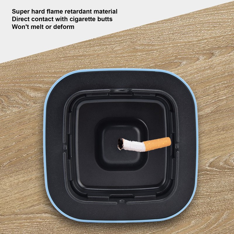 Ashtray Purifier Smokeless Multi Functional Battery Powered Negative Ion Air