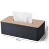 KINGFOM Tissue Case Modern Design Tissue Box Luxury PU Leather