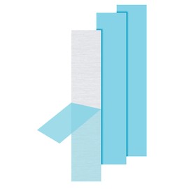 PATIKIL 6061 T651 Aluminum Sheet Metal 6 x 0.98 x 1/8 (0.125") 3 Piece Flat Aluminum Plate with Protective Film Heat Resistant Rectangle 3mM for Industrial Craft