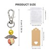 Guardian Angel Pendant, Creative Angel Keyring, 32 Pieces Guest Gifts,