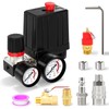 BOGERDACK 4 Way Air Compressor Pressure Switch Control Valve Kit