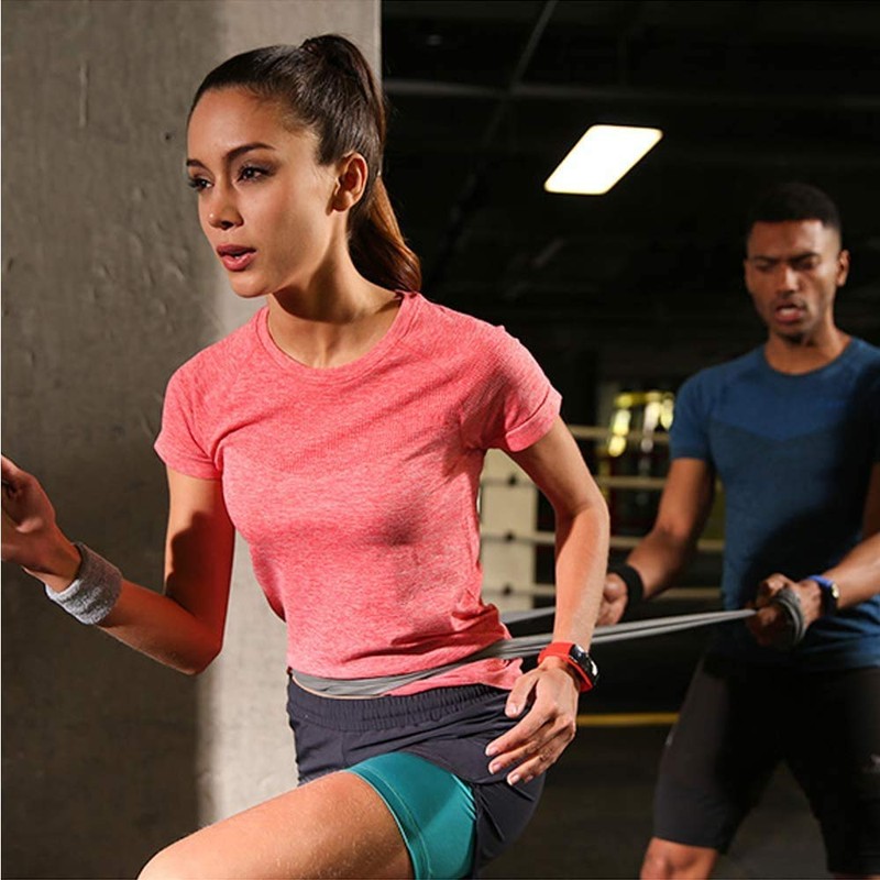FUDOSAN Resistance Bands, Professional Exercise Elastic Bands Long Natural Latex