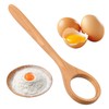 LLMSIX Danish Dough Whisk, Wooden Bread Whisking Tool for Mixing,