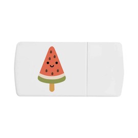 'Water Melon Ice Cream' Pill Box with Tablet Splitter (PI00035025)