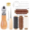 Leather Sewing Awl Thread Kit with Waxed Thread Manual Speedy