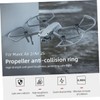 TEHAUX 4Pcs air22s Anti-Collision Ring Foldable Rack Propellers Guard Rings