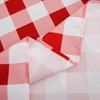 VEDACHIC Red Checkered Tablecloth 60 x 102 Inch Rectangle Table