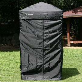 Wildcode 1-Person Foldable Canopy Tent - Portable Sunshade & Changing Room for Camping & Glamping 120x225 cm