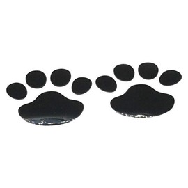 KOYOKOMA 3D Car Stickers Paw Cute Set of 10 Dress Up Emblem Stickers for Car Motorcycle Dog Cat Footprint Car Supplies