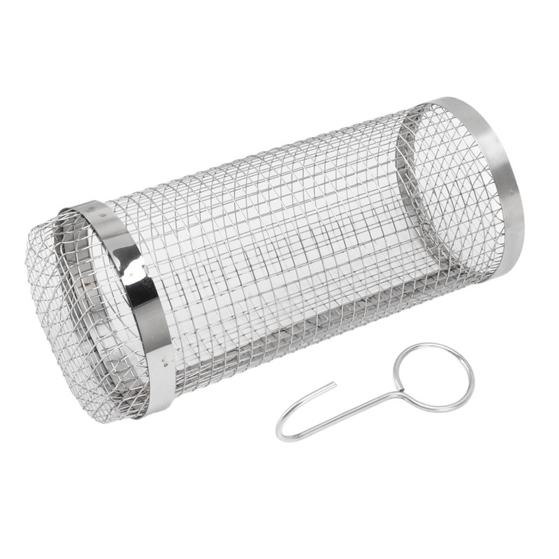 Barbecue Grilling Basket Stainless Steel Heat Resistant Rust Prevention BBQ