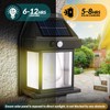 Solar Wall Lights Outdoor [2 Pack] Dusk to Dawn Solar