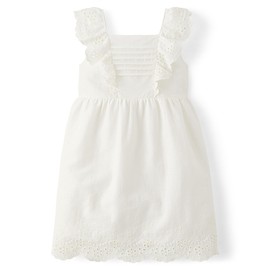 Gymboree,and Toddler Sleeveless Dresses,Simply White,7