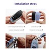 HAOYOUMEI Advanced Soft TPU 4-Buttons Key Cover is Compatible with