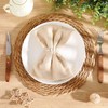 Gandeer 50 Pcs 13 Inch Round Woven Placemats with 50