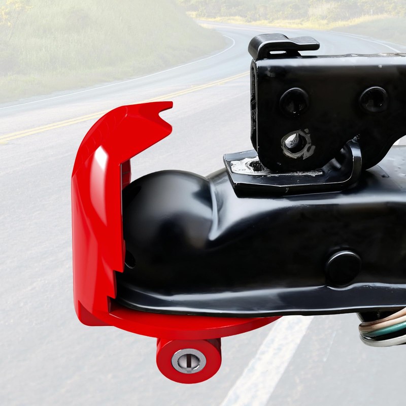 Glieskir Adjustable Trailer Hitch Lock for RV & Boat Trailers,