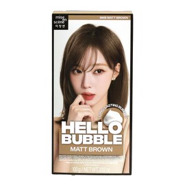 Mise-en-scène New Hello Bubble Hair Dye 8MB Matte Brown / 미쟝센 뉴 헬로버블 염색약 8MB 매트브라운
