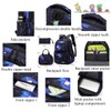 VIDOSCLA Elementary Galaxy Teens Rolling Backpack Kids Boys Luggage with