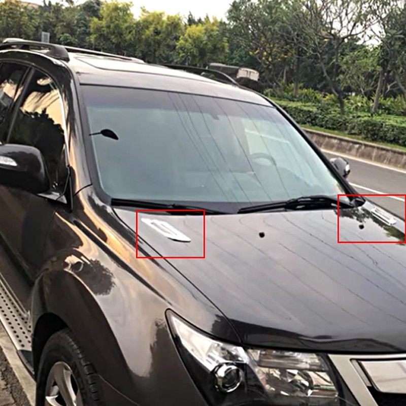 KACEPAR Exterior Car Air Flow Fender Side Vent Decoration Sticker,
