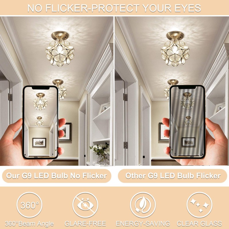 G9 LED Bulb, 4000K Natural White (Milk White) Bi Pin