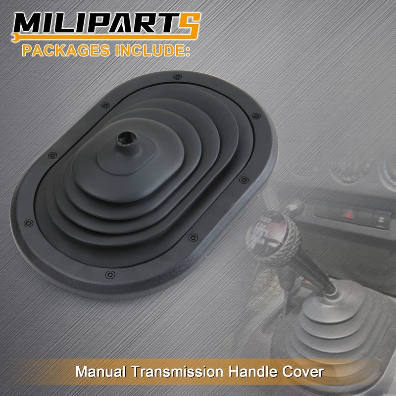 Bota de cambio manual de goma compatible con Jeep Wrangler