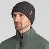 Craghoppers Mens Riber Chunky Knit Beanie Hat with Microfleece Lining